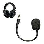 kwmobile Microphone Compatible with Logitech G Pro X - Replacement Mic for Gaming Headphones - Black
