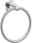 Pynsseu Hand Towel Ring, Brushed Ni