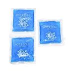 ONYXNEO Reusable Hot and Cold Gel Pack for Pain Relief - Multipurpose Hot/Cold Therapy Ice Pack (Small, Pack of 3)