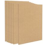 Wonninek 7 Pack MDF Wood Board for Crafts, 16"x 12" 1/8"-3mm Thick Medium Density Fiberboard, Unfinished Wood Art Boards, MDF Sheets for DIY Arts, Laser Engraving, Painting