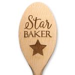 Star Baker Engraved Bake Off Wooden Spoon, Mother's Day Gifts, Birthday, Christmas, Father, Grandma