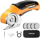 Cordless Electric Scissors, 4V Cardboard Cutter with 4 SK5 Blades