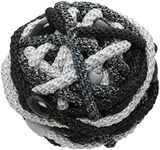 L. Erickson Narrow Grab & Go Pony Ball, Black Metallic, Set of Thirty - Exceptionally Secure with Gentle Hold