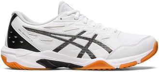 ASICS Men's Gel-Rocket 11 Volleyball Shoes, 12, White/Pure Silver