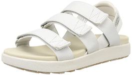 KEEN Women's Elle Strappy Sandal, Silver Birch/Plaza Taupe, 7 UK