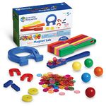 Learning Resources Super Magnet Lab Kit, STEM Toy, Critical Thinking, 119 Pieces, Ages 5+