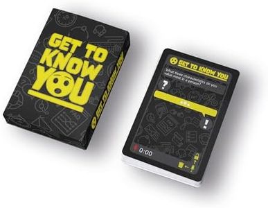 Get to know you - The Deep Talk Card Game! | Less small Talk & More Meaningful Conversations for Any Group | Icebreaker Game | with 52 Playing Cards Made in Germany
