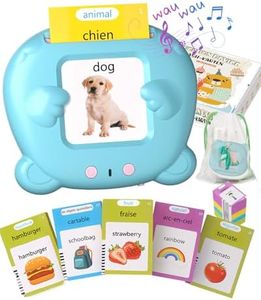 Cartes Parlantes Montessori Français, Cartes éducatives pour Cadeau Enfant de 2 à 6 Ans, 112 Feuilles 224 Mots, Carte Flash Parlante, Mot ami Jeux Enfants 2 Ans, Jouet Préscolaires Garçon Fille 2 Ans