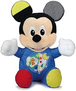 Clementoni- Baby Mickey Lightin Plush Peluche, Multicolore, 17206