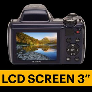 KODAK Pixpro AZ528 16MP Bridge Camera – 52x Zoom, 1080p, Midnight Blue