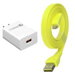 USB Charge Cable Cord Wire & Fast Charging QC3.0 AC Wall Adapter Block for UE Ultimate Ears Power Up Charging Dock, Boom 3, Megaboom 3, Blast, Megablast, Wonderboom, Roll (White)