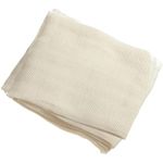 Pure Source India 100% Muslin Cloth for Kitchen |Unbleached Cotton for Straining | Food Grade Bpa Free| Chapati Roti Wrapping Fabric | Momos Idli Steaming -1x1.2 Meters, (100x120 Centimeters,White)