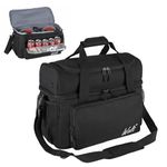 WOLT Bowling Ball Bag 2 Ball Bowling Bag,Double Bowling BALL Bag with Padded Ball Holder- Fits Bowling Shoes Up to Mens Size 16 and Bowling Accessories