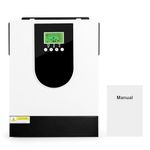 BuyWeek 3KW Hybrid Solar Inverter 24V DC to 230V AC Solar Hybrid Inverter for 48V Lead-Acid/Lithium Battery Hybrid Inverter with 80A MPPT Solar Charger Controller, PV Input 30-400V DC