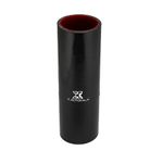 X AUTOHAUX 55mm 2.17" ID Car Straight Silicone Hose Coupler Tube Black Red