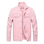 LZLER Pink Trucker Jacket Fashion D