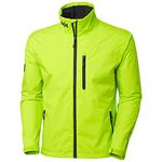 Helly Hansen Men's Crew Waterproof Windproof Breathable Rain Coat Jacket, 402 Azid Lime, S