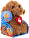 Waffle the Wonder Dog 539 3401 Soft Toy with Sound, Brown