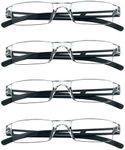 Hubeye 4 Pack Frameless Reading Gla