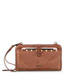 The Sak Women's Iris Large Smartphone Crossbody Bag in Leather, Tobacco Staples, 5 UK