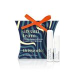 This Works Dream Team Gift Set - Travel Size Deep Sleep Pillow Spray Infused with Lavender, Camomile and Vetivert to Aid Sleep - Stress Check Rollerball with Ylang Ylang and Coconut Essential Oils