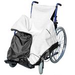 Wheelchair Cozy WRAP Waterproof Water Resistant Fleece Blanket Throw Travel CAR Lined Cosy Leg Cover