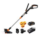 WORX WG170.2 20V Power Share GT Revolution 12" Cordless String Trimmer (Battery & Charger Included)