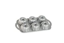 Nordic Ware Platinum Anniversary Bundtlette Pan, Grey