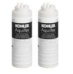 KOHLER 77688-NA Aquifer Replacement Filter Cartridge (2 Pack)