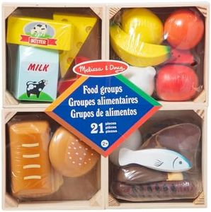 Melissa & Doug Wooden Play Food Set - 21 Pieces