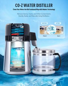 CO-Z 4L Water Distiller – Stainless Steel Purifier