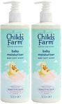 Childs Farm Baby Moisturiser, Baby Soft Scent | Moisturising & Hydrating | Suitable for Newborns with Dry, Sensitive Skin, 500ml (Pack of 2)