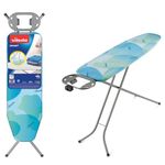 Vileda Smart Ironing Board, Blue, 114 cm long x 34 cm wide x 75-91 cm high