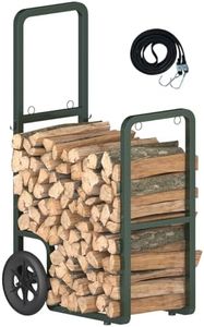 Ardier Firewood Log Cart Carrier, Green