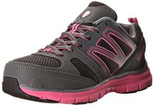 Wolverine Women's Nimble Safety Shoe, Grey/Fuchsia, 7.5 M US