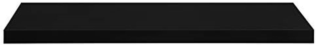 eSituro Floating Shelves, Large Black Wall Shelves,Simple to Install Wooden Shelf for Bedroom,Living Room,Kitchen,Display Storage Rack, Home Office Furniture Decor Accessories 30x23x3.8cm