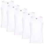 A2Z 4 Kids Boys 5 Pack Underwear Vests Soft Cotton Tank Tops - Vest 006 5 Pack B 5-6