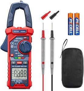 AstroAI Digital Clamp Meter Multimeter 2000 Counts Amp Voltage Tester Auto-ranging with AC/DC Voltage, AC Current, Resistance, Capacitance, Continuity, Live Wire Test, Non-Contact Voltage Detection