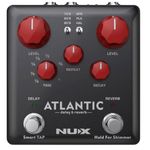 NUX Atlantic Multi Delay and Reverb Effect Pedal with Inside Routing and Secondary Reverb Effects