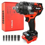 Rueqior Cordless Impact Wrench 1/2 inch Compatible with Milwaukee 18V Battery,740Ft-lbs(1000N.m) High Torque Impact Wrench Heavy Duty Tool - Brushless Electric Impact Gun Includes- Bare(Tool Only)