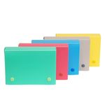 C-Line Index Card Case for 4 x 6 Inch Index Cards, Assorted Colors, Set of 24 Cases (58046)