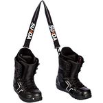 Sukoa Ski and Snowboard Boot Carrier Strap - Men & Women - Shoulder Sling Tote Leash Also for Ice Skates & Rollerblades - Equipment Accessories for Bag, Kit and Gear Pack