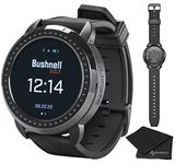 Wearable4U - Bushnell iON Elite Black Golf GPS Watch with Lens Cleaning Cloth Bundle