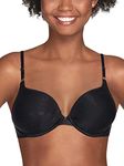 Lily Of France Women's Extreme Ego Boost Push Up Bra 2131101, Black, 36C