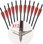 12-Pack Crossbow Bolts 16In 20" 22 