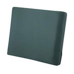 Classic Accessories Ravenna Outdoor Patio Back Cushion, Mallard Green, 21" W x 20" H x 4" T