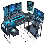 DOMICON Gaming Desk, 47 inch L Shap