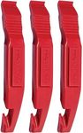 PRO BIKE TOOL Bike Tire Levers 3 Pack - Strong & Long Lasting Tire Removal Tool for Road or Mountain Bike Tires (MTB) - Bicycle Tire Lever for Repair & Replacement of Flat Tires (Red)