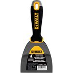 DEWALT 4-Inch Putty Knife | Stainless Steel w/Soft Grip Handle | DXTT-2-140