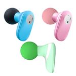 HSOKEW 3Pc Mini Massage Gun, 6 Speeds Portable Handheld Massager Travel Massage Gun Percussion Deep Tissues Muscle Massager High-Intensity Vibration USB Rechargeable Small Massage Gun, Blue/Green/Pink